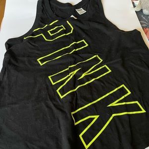 PINK: Open Back Tank Top